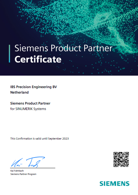 Siemens certificate until sep 23