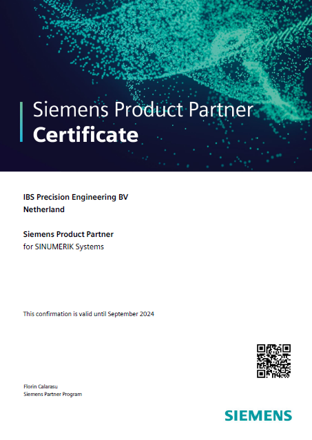 Siemens Product Partner until September 2024