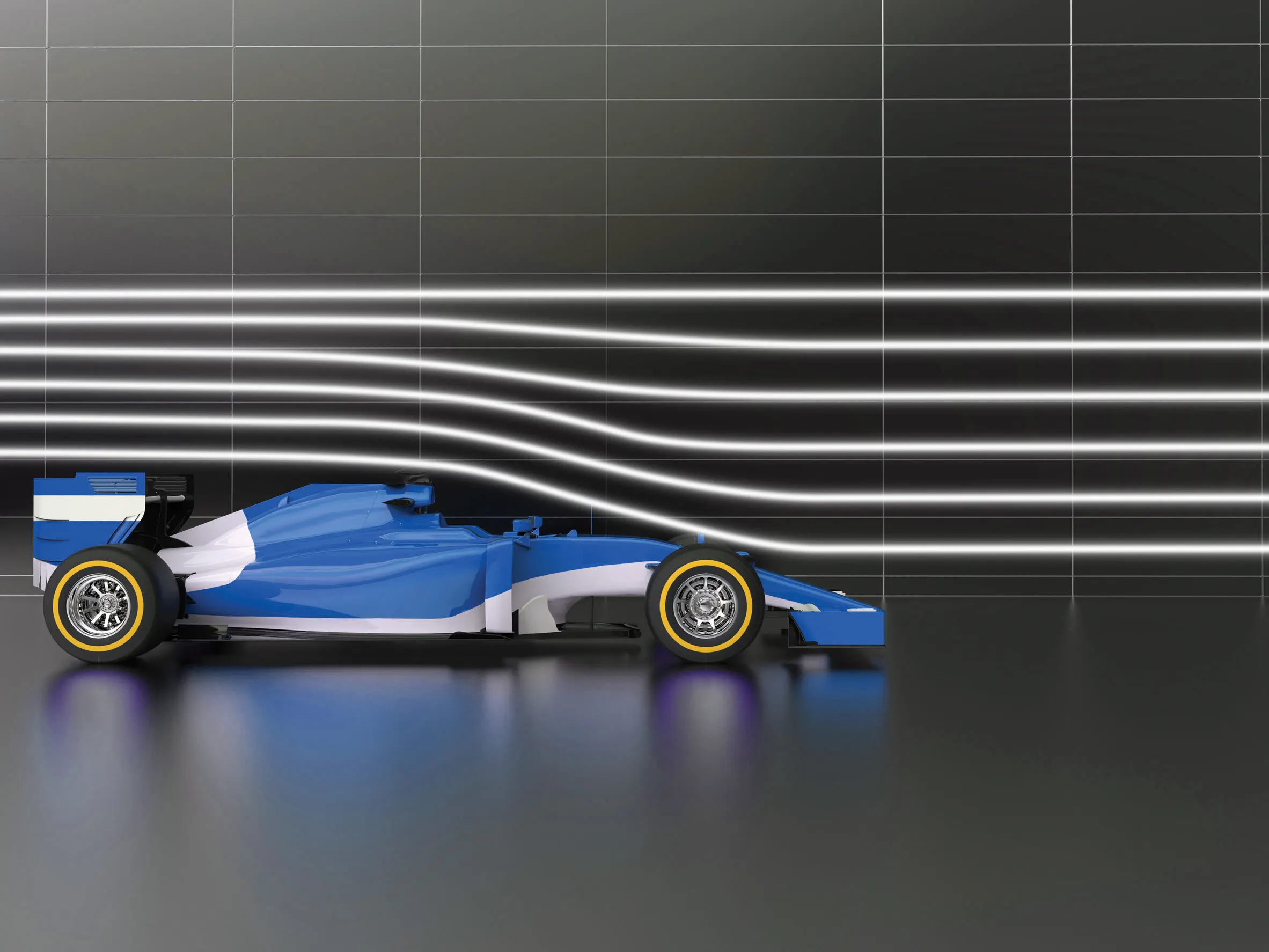 Flat air bearings for wind tunnels