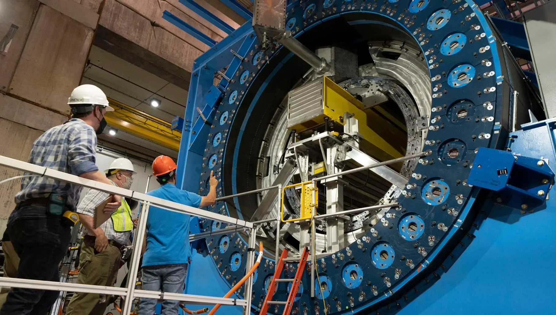 Ultra-präzise ALICIA-Montagesysteme, entwickelt von IBS für das ALICE-Experiment am CERN.
