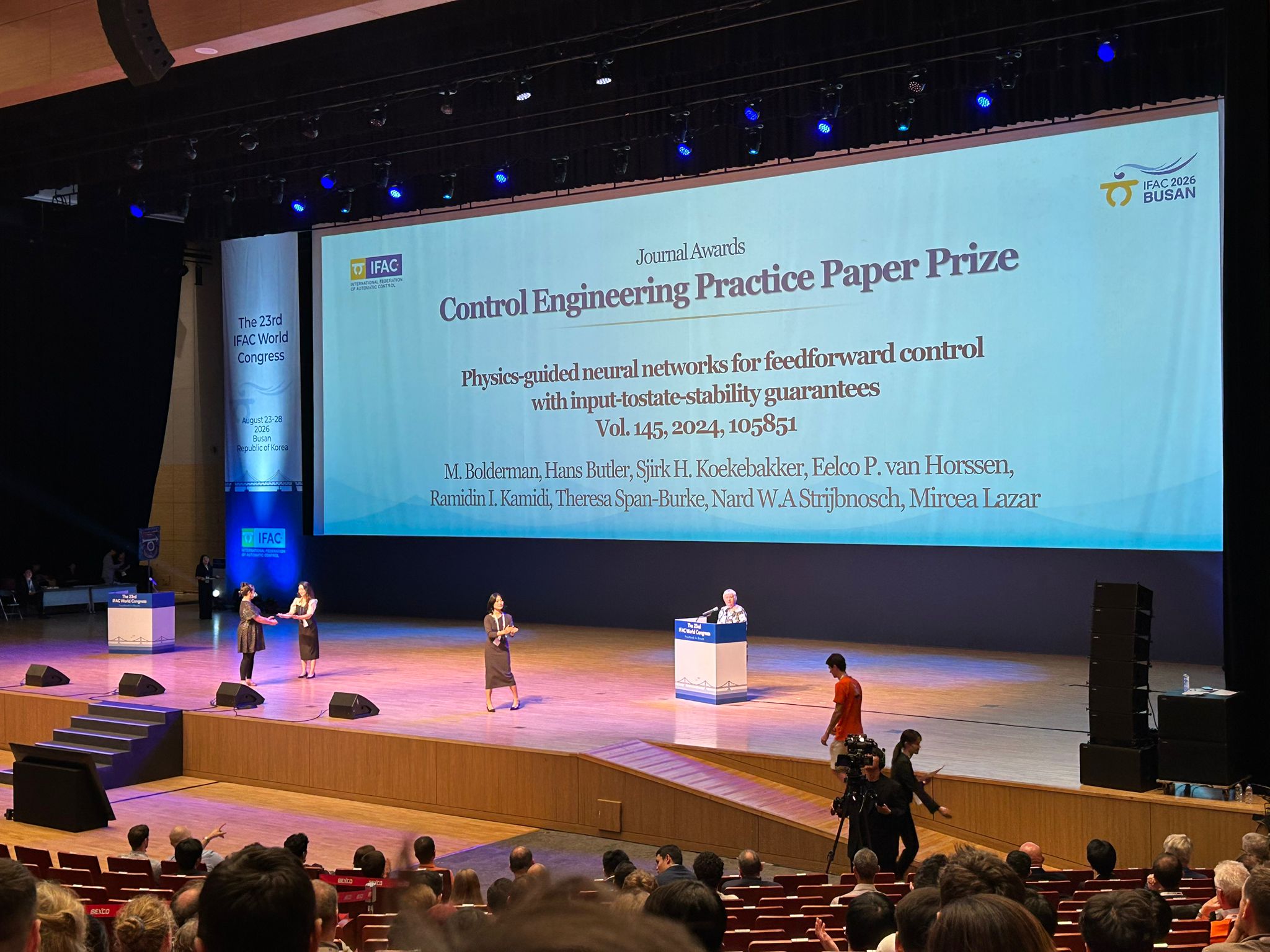 Renommierter IFAC Paper Prize für unsere Forschung zu Physics-Guided Neural Networks